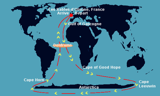 Vendee Globe Wind Map - Connie Celestina